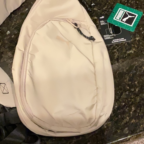 Brand New With Tags Puma Tan Sling Bag - Picture 3 of 7